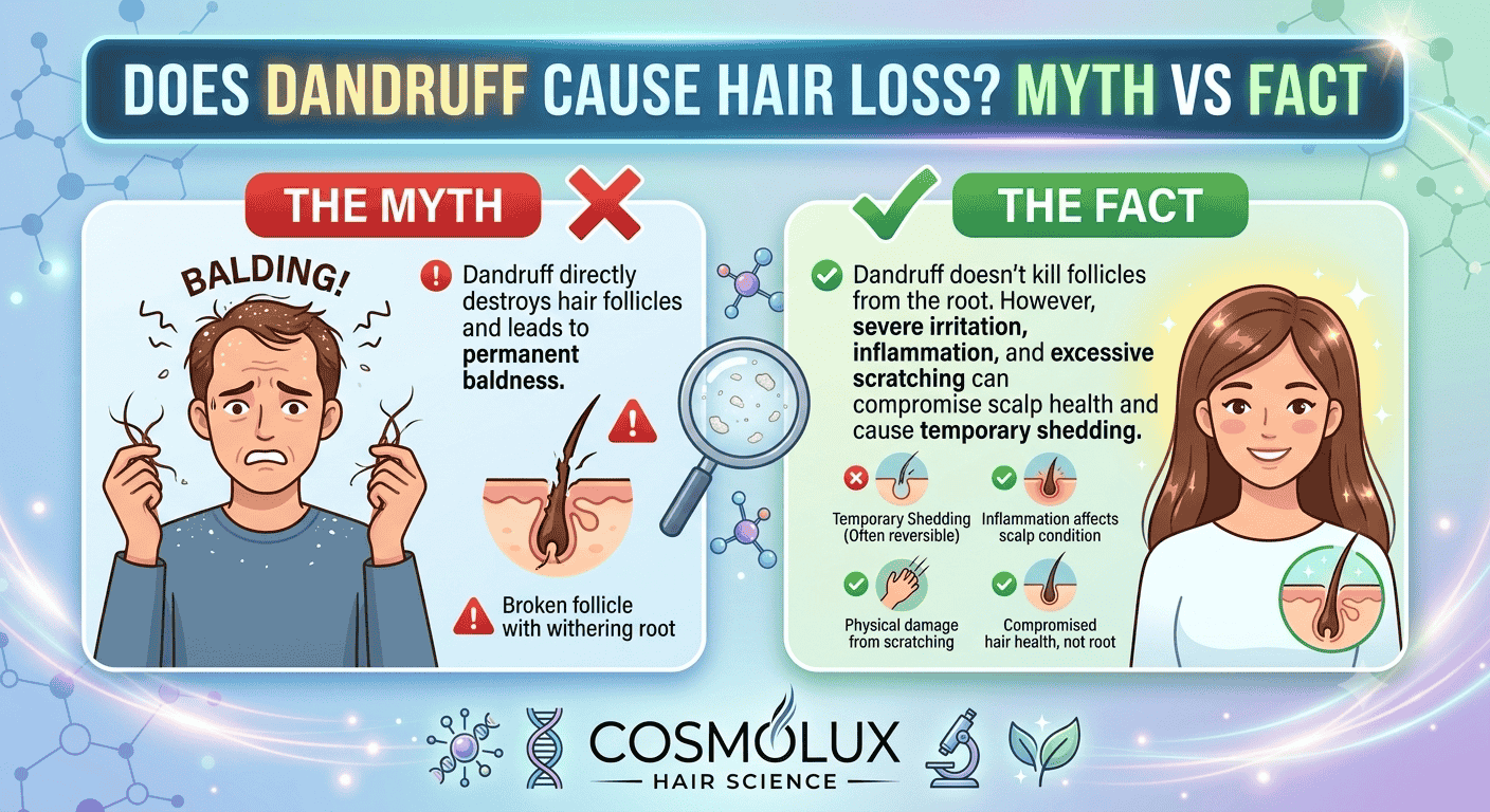 Does Dandruff Cause Hair Loss?
