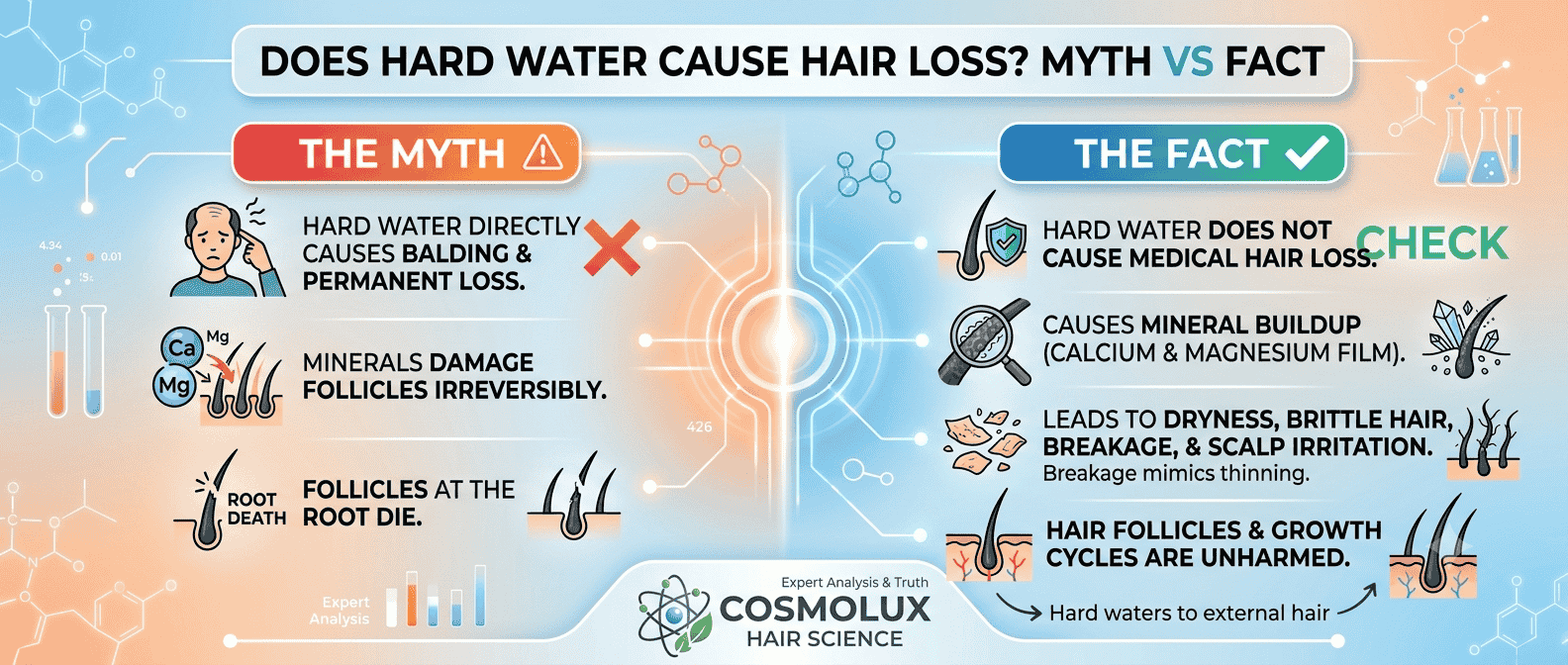 Does Hard Water Cause Hair Loss?