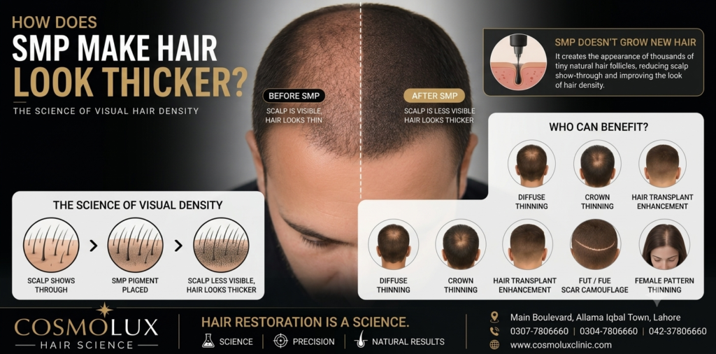 Scalp Micropigmentation Make Hair Look Thicker